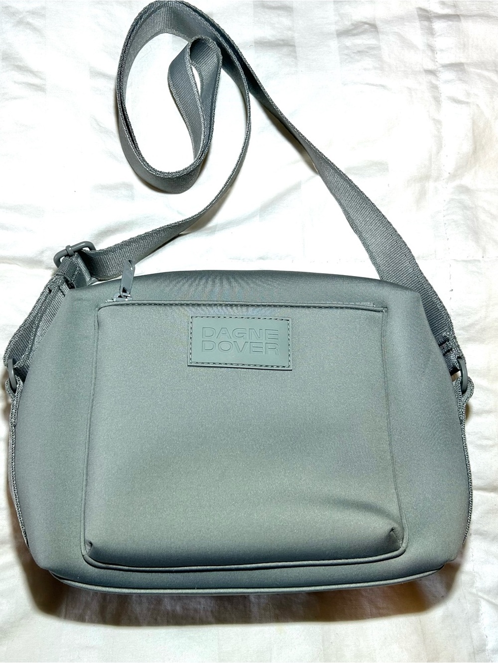 Dagne Dover Micah Grey Crossbody Bag - Everyday Compact Shoulder Bag